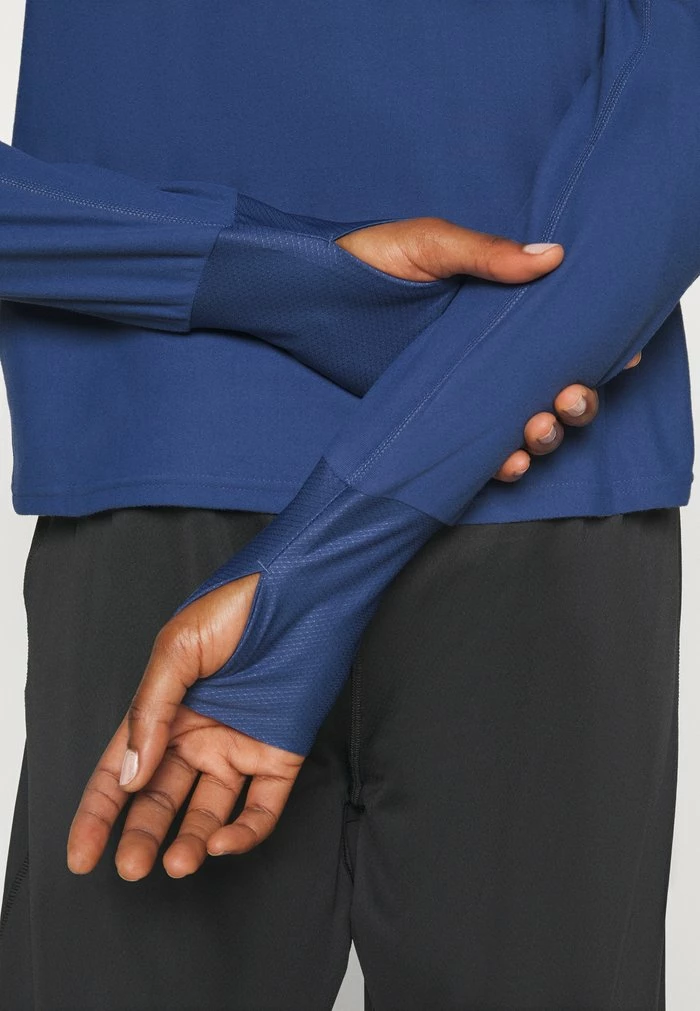 Adidas Performance 1/2 ZIP - Long Sleeved Top - Steel 8 Adidas Performance 1/2 ZIP - Long Sleeved Top - Steel - Image 6