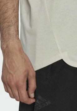 Adidas Performance Basic T-shirt - Beige -adidas Performance Shop 5e204ec3e5ef4b8eb44f2ccb79cc4671