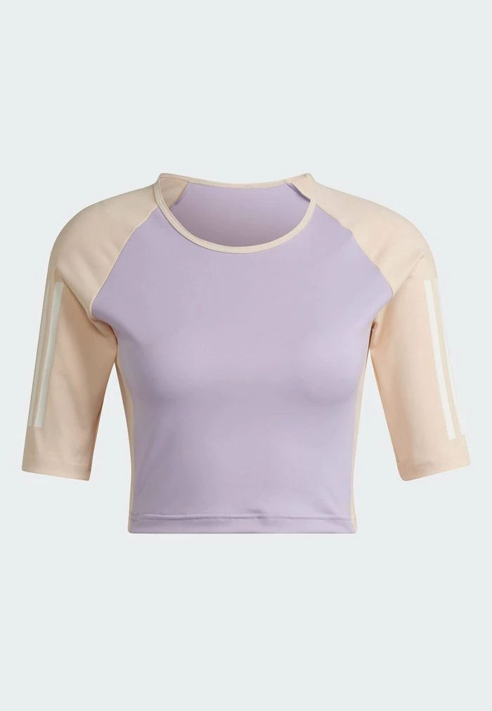 Adidas Performance HYPERGLAM TRAINING CROP TEE - Print T-shirt - Purple Glow/bliss Orange 8 Adidas Performance HYPERGLAM TRAINING CROP TEE - Print T-shirt - Purple Glow/bliss Orange - Image 6