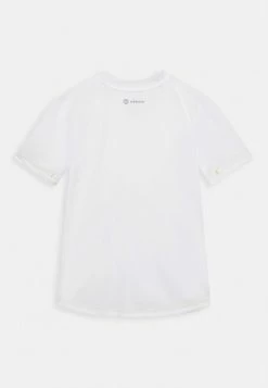 Adidas Performance TEE - Sports T-shirt - White/semi Solar Yellow/black -adidas Performance Shop 5e555842c3c64600bb6cb6162d9113bf