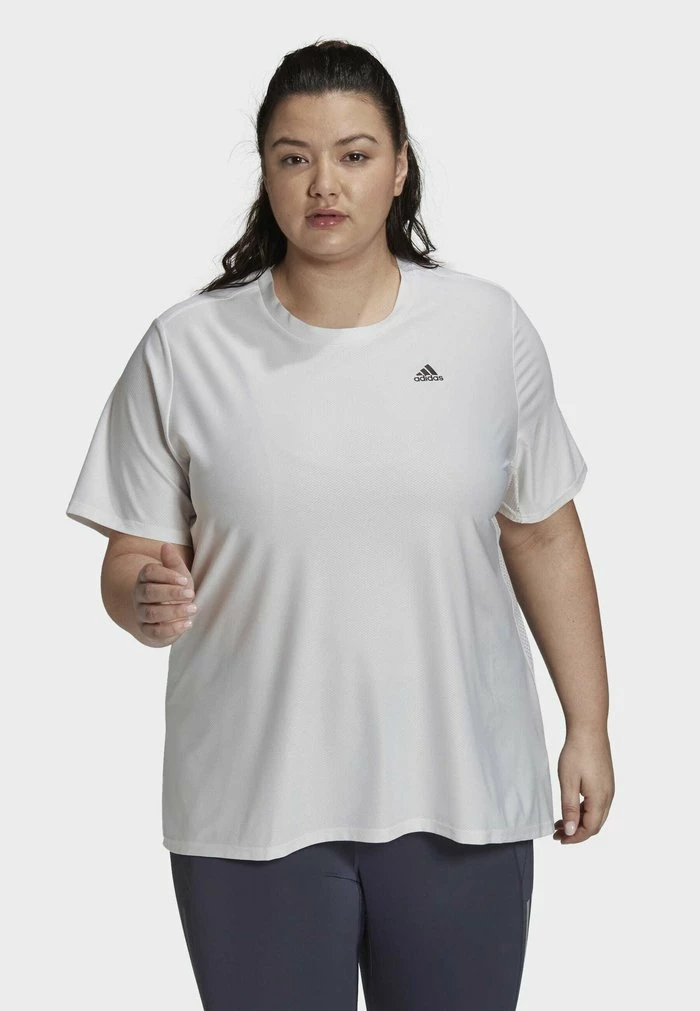 Adidas Performance RUNNER - Print T-shirt - White 3 Adidas Performance RUNNER - Print T-shirt - White