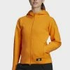 Adidas Performance W MISSION V FZ - Zip-up Sweatshirt - Orange -adidas Performance Shop 5ef38ca78cc7484d834f43dceb22ead4