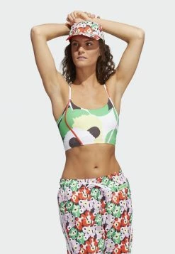 Adidas Performance Light Support Sports Bra - Blaze Orange Trace Brown