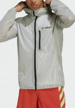 Adidas Performance TERREX AGRAVIC - Waterproof Jacket - White -adidas Performance Shop 5f237609931040d394d23a98189e9486