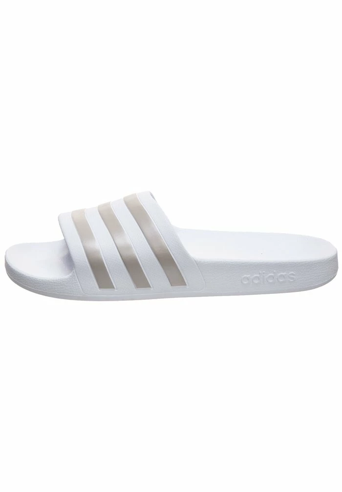 Adidas Performance ADILETTE AQUA SWIM - Pool Slides - Footwer White / Platin Metallic 3 Adidas Performance ADILETTE AQUA SWIM - Pool Slides - Footwer White / Platin Metallic
