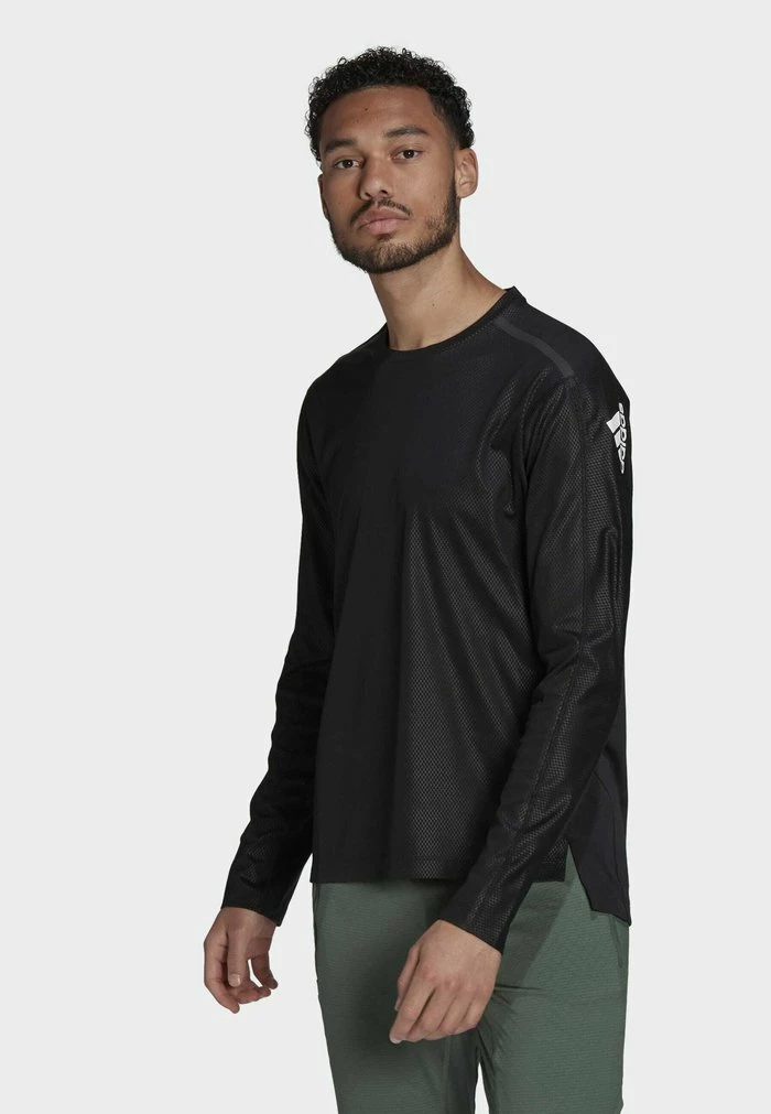 Adidas Performance LONG SLEEVE - Long Sleeved Top - Black 3 Adidas Performance LONG SLEEVE - Long Sleeved Top - Black