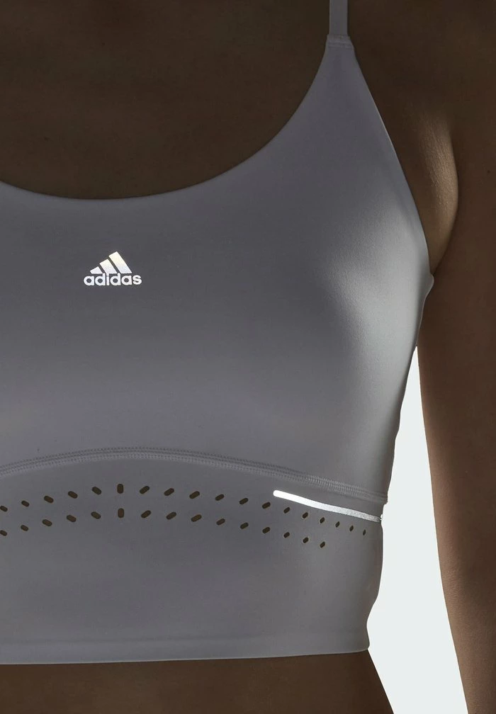 Adidas Performance HIGH INTENSITY - Light Support Sports Bra - White 7 Adidas Performance HIGH INTENSITY - Light Support Sports Bra - White - Image 5