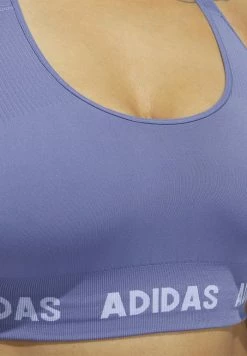 Adidas Performance AEROKNIT PS TRAINING WORKOUT DESIGNED4TRAINING PRIMEGREEN SPORTS BRA LIGHT SUPPORT FITTED - Light Support Sports Bra - Orbit Violet -adidas Performance Shop 60435ac04d764616ba0bcc986ec2a1b1