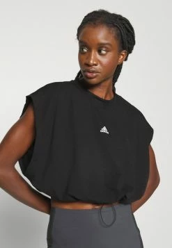 Adidas Performance Sports T-shirt - Black/white -adidas Performance Shop 6076f059e61f4b3c8a4d2c9bfbedcf82