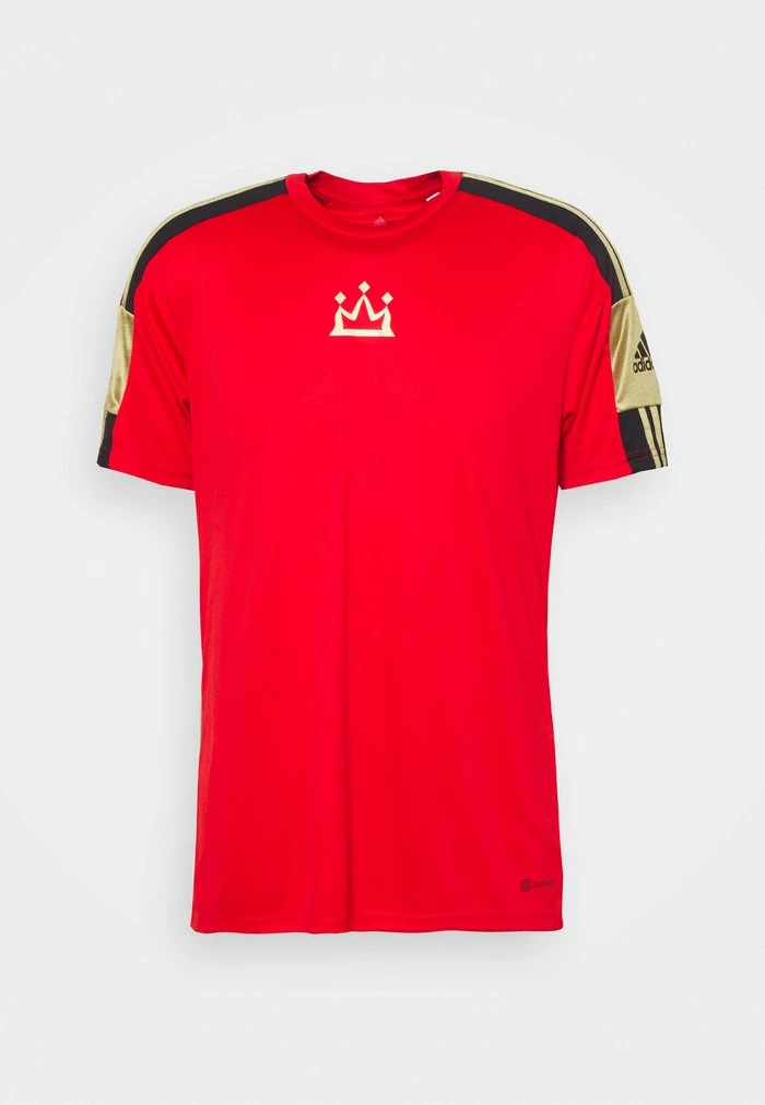 Adidas Performance SALAH - Print T-shirt - Vivid Red 3 Adidas Performance SALAH - Print T-shirt - Vivid Red