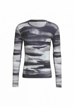 Adidas Performance YOGA ALL OVERSIZE PRINTLONG SLEEVE - Long Sleeved Top - Blue 16 Adidas Performance YOGA ALL OVERSIZE PRINTLONG SLEEVE - Long Sleeved Top - Blue -adidas Performance Shop 613b989755804fef887640513abb94a8