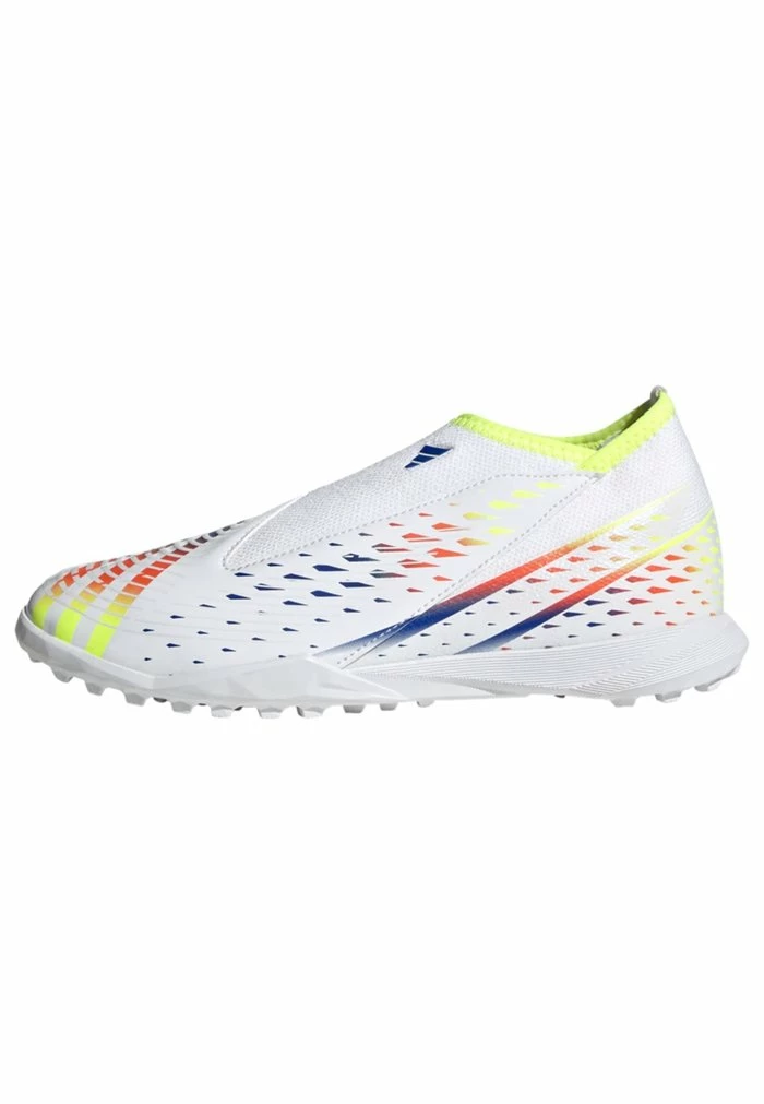 Adidas Performance PREDATOR EDGE.3 LL TF UNISEX - Astro Turf Trainers - Cloud White Solar Yellow Power Blue 3 Adidas Performance PREDATOR EDGE.3 LL TF UNISEX - Astro Turf Trainers - Cloud White Solar Yellow Power Blue