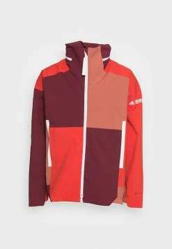 Adidas Performance MYSHELTER - Waterproof Jacket - Shadow Red/vivid Red/magic Earth -adidas Performance Shop 628d5acddc6446a0a0b26fd44a7e33fe