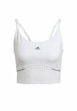 Adidas Performance HIGH INTENSITY - Light Support Sports Bra - White 18 Adidas Performance HIGH INTENSITY - Light Support Sports Bra - White -adidas Performance Shop 62b6bf699863488dad73402197f12b41