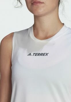 Adidas Performance W MT TANK - Sports T-shirt - White -adidas Performance Shop 630ada6508244963aee5bef07d833f8b