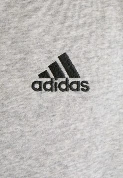 Adidas Performance ESSENTIALS 3 STRIPES FULL ZIP - Zip-up Sweatshirt - Medium Grey Heather -adidas Performance Shop 630f9422ac2145e29f2b48425147368f