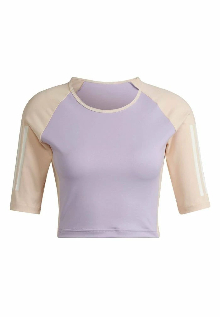 Adidas Performance HYPERGLAM TRAINING CROP TEE - Print T-shirt - Purple Glow/bliss Orange 7 Adidas Performance HYPERGLAM TRAINING CROP TEE - Print T-shirt - Purple Glow/bliss Orange - Image 5