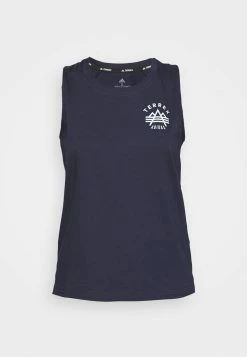 Adidas Performance TANK - Top - Blue -adidas Performance Shop 6380d2b1eab2444aadde96503118fe41