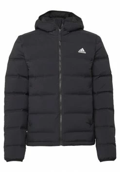 Adidas Performance HELIONIC SOFT HOODED DOWN JACKET - Down Jacket - Black