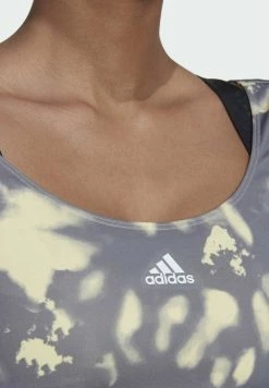 Adidas Performance HYPERGLAM CUT - Long Sleeved Top - Yellow -adidas Performance Shop 63c79b6143364be3a580f2c2f7a4caaa