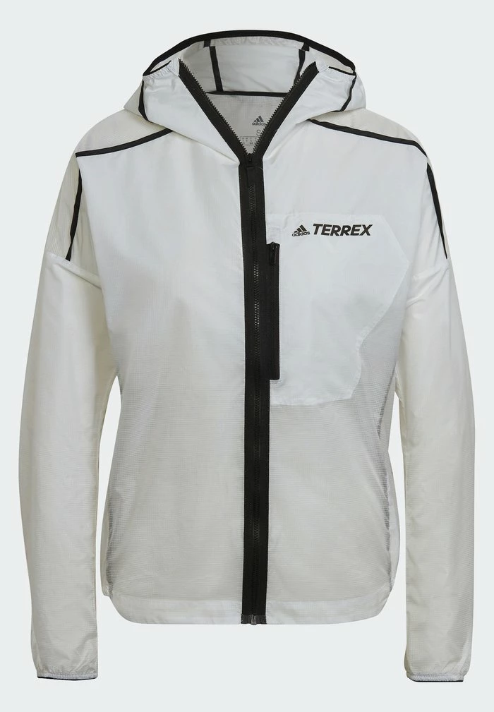 Adidas Performance AGRAVIC WINDWEAVE JACKET - Windbreaker - White 11 Adidas Performance AGRAVIC WINDWEAVE JACKET - Windbreaker - White - Image 9