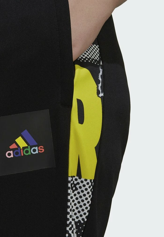 Adidas Performance TIRO PRIDE PLUS SIZE - Tracksuit Bottoms - Black 9 Adidas Performance TIRO PRIDE PLUS SIZE - Tracksuit Bottoms - Black - Image 7
