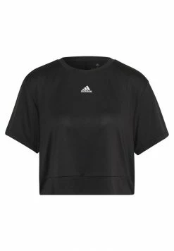 Adidas Performance CROP - Basic T-shirt - Black/white 13 Adidas Performance CROP - Basic T-shirt - Black/white -adidas Performance Shop 64f497e7cd154224bd6fec50af4ef977