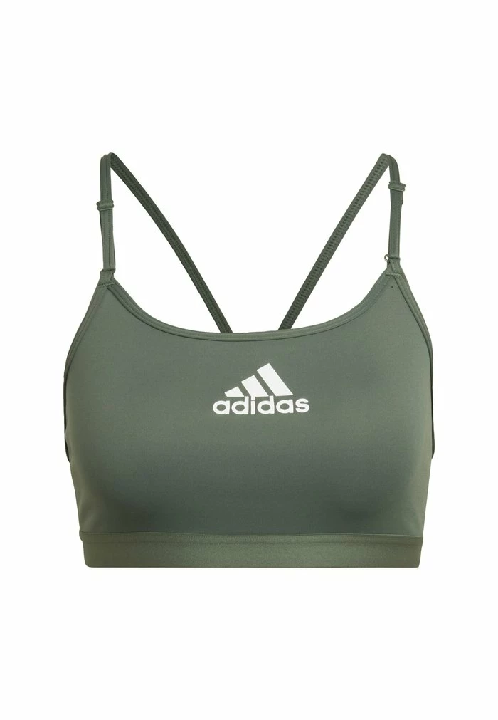Adidas Performance GOOD - Light Support Sports Bra - Green 9 Adidas Performance GOOD - Light Support Sports Bra - Green - Image 7
