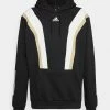 Adidas Performance SPORTSWEAR HOODED TOP - Sweatshirt - Black/white