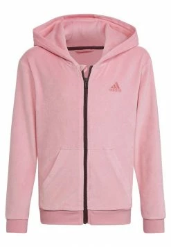 Adidas Performance Zip-up Sweatshirt - Bliss Pink/shadow Maroon