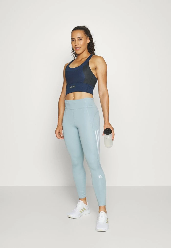 Adidas Performance ADIDAS X MARIMEKKO RUN BRA - Medium Support Sports Bra - Collegiate Navy 4 Adidas Performance ADIDAS X MARIMEKKO RUN BRA - Medium Support Sports Bra - Collegiate Navy - Image 2