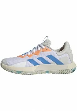 Adidas Performance SOLEMATCH CONTROL TENNIS - Neutral Running Shoes - White