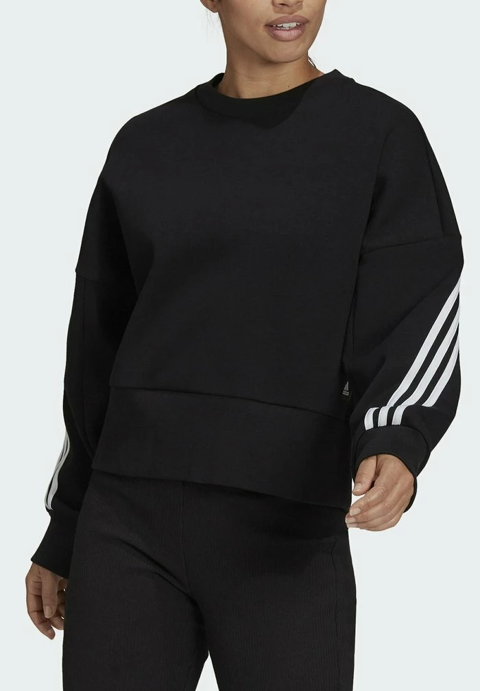Adidas Performance FUTURE ICONS STRIPES - Sweatshirt - Black 5 Adidas Performance FUTURE ICONS STRIPES - Sweatshirt - Black - Image 3