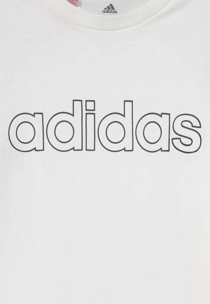 Adidas Performance LIN UNISEX - Print T-shirt - White/black 5 Adidas Performance LIN UNISEX - Print T-shirt - White/black - Image 3