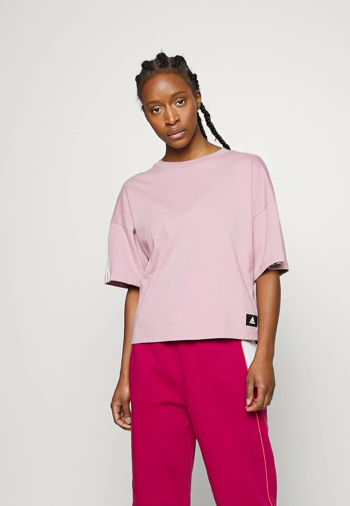 Adidas Performance Print T-shirt - Magic Mauve 3 Adidas Performance Print T-shirt - Magic Mauve