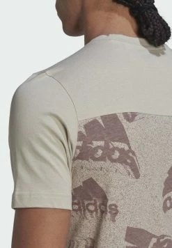 Adidas Performance Print T-shirt - Beige -adidas Performance Shop 6927118e105c48369b9addbf71e7e42d