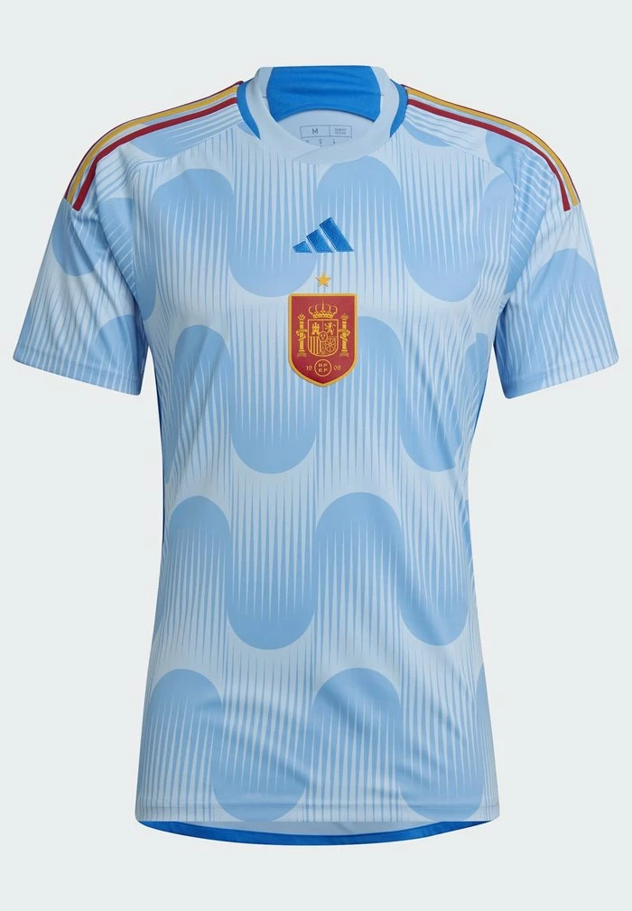 Adidas Performance SPAIN FEF AWAY JERSEY - National Team Wear - Glow Blue Glow Blue 10 Adidas Performance SPAIN FEF AWAY JERSEY - National Team Wear - Glow Blue Glow Blue - Image 8
