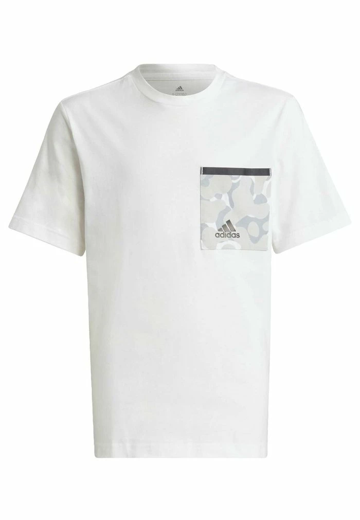 Adidas Performance Print T-shirt - White 3 Adidas Performance Print T-shirt - White