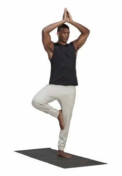 Adidas Performance YOGA FL PANT - Tracksuit Bottoms - Grey Two