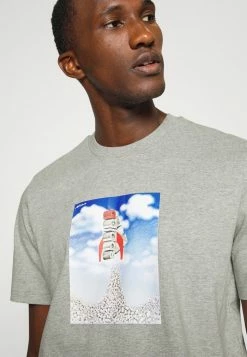 Adidas Performance BOOST - Print T-shirt - Medium Grey Heather -adidas Performance Shop 6a94b6c53bc248ffbe7d19aa90e1bc49