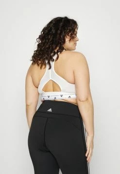 Adidas Performance ADIDAS POWERREACT MEDIUM-SUPPORT PLUS SIZE - Medium Support Sports Bra - White -adidas Performance Shop 6b2afe8b1cc94d73a0e06ee7e5008bc7