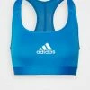 Adidas Performance Medium Support Sports Bra - Bright Blue -adidas Performance Shop 6b3db6c86de74fbdacbc8089bf908fe8