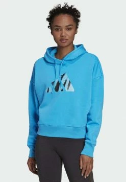Adidas Performance ICONS FEEL FIERCE GRAPHIC - Sweatshirt - Blue