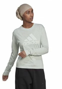 Adidas Performance Long Sleeved Top - Linen Green Mel