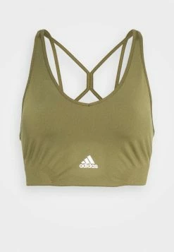 Adidas Performance Light Support Sports Bra - Focus Olive -adidas Performance Shop 6d2b461c3347439b8ecfcbefb91f44cb
