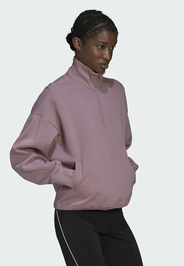 Adidas Performance FUTURE ICONS QUARTER ZIP - Sweatshirt - Purple 5 Adidas Performance FUTURE ICONS QUARTER ZIP - Sweatshirt - Purple - Image 3