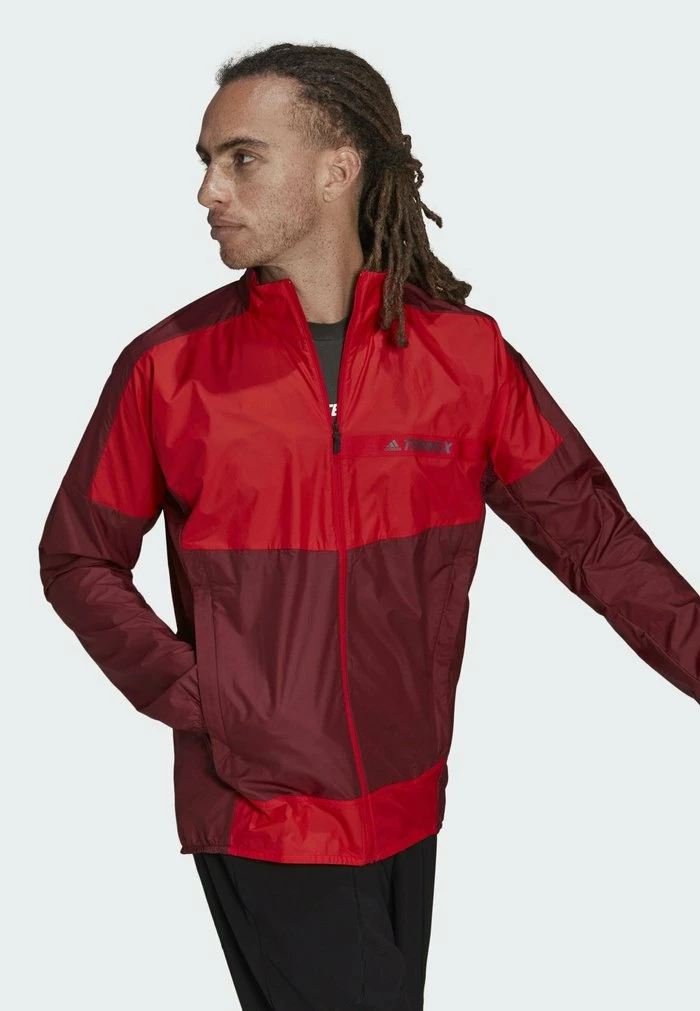 Adidas Performance WIND - Outdoor Jacket - Red 3 Adidas Performance WIND - Outdoor Jacket - Red