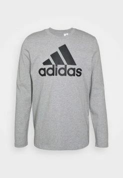 Adidas Performance Long Sleeved Top - Medium Grey Heather/black