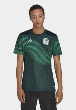 Adidas Performance MEXICO FMF PREMATCH SHIRT - Football Shirt - Green Night Vivid Green