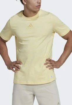 Adidas Performance STUDIO LOUNGE - Sports T-shirt - Yellow 10 Adidas Performance STUDIO LOUNGE - Sports T-shirt - Yellow -adidas Performance Shop 6f0c338890fd49b8afb8f66b7a524c2b
